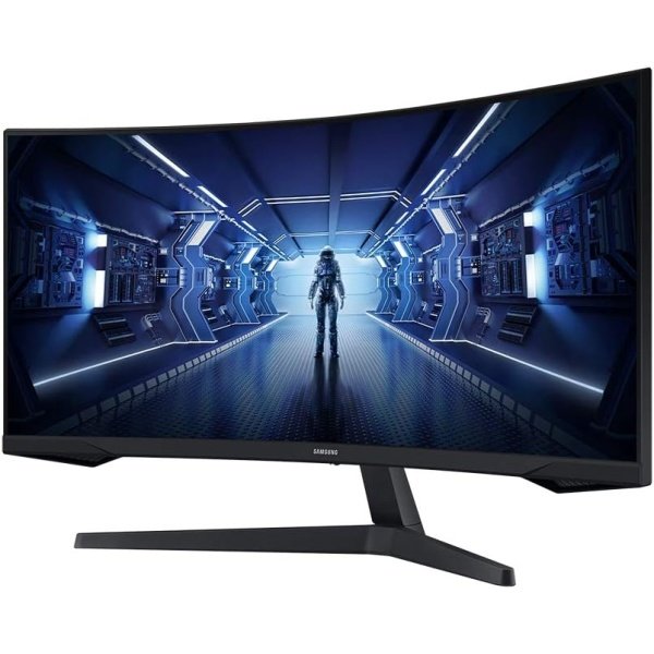 SAMSUNG - Monitor de juegos ultraancho Odyssey G5 de 34 pulgadas con pantalla curva 1000R, 165Hz, 1ms, FreeSync Premium, WQHD (LC34G55TWWNXZA, modelo 2020), color negro. - Imagen 3