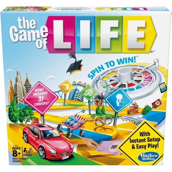 El juego de la vida juego de mesa Edades 8 y superior
