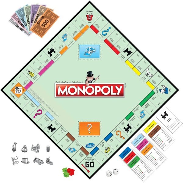 Monopoly Juego, juegos de mesa familiares para 2 a 6 jugadores y niños de 8 años en adelante, incluye 8 fichas (edición de token vote) - Image 3