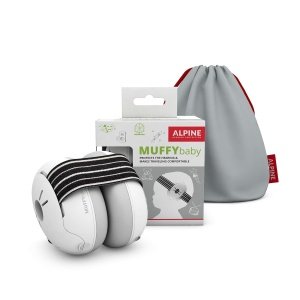 Alpine Muffy - Protección de oídos para bebés y niños pequeños de hasta 36 meses, certificado CE y ANSI, orejeras con reducción de ruido, cómodos auriculares para bebés contra daños auditivos y