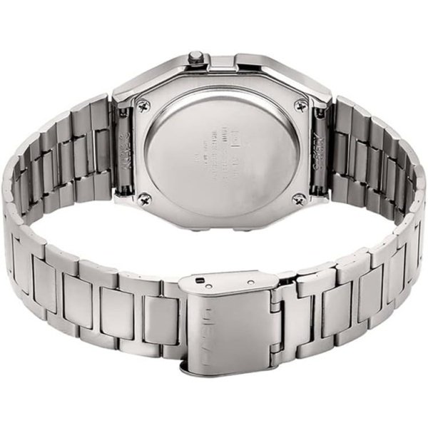 Casio Serie A158WA | Reloj digital unisex | Vintage | WR | Cronómetro 100 SEC | Alarma diaria | Mantenimiento de tiempo regular: hora, minuto, segundo, pm, fecha, día | Luz LED | Batería de 7 años - Image 2