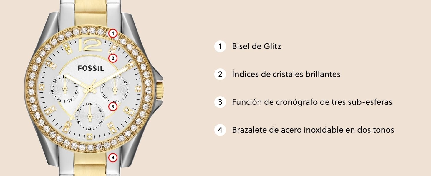 Reloj Fossil Riley