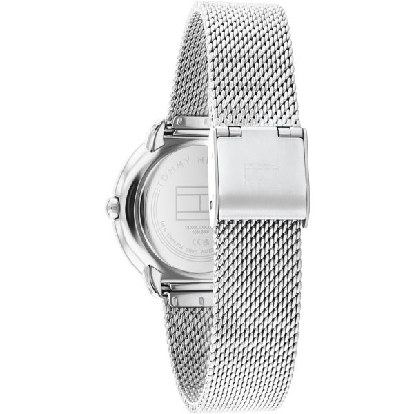 Tommy Hilfiger Reloj elegante para mujer, cuarzo 3H, reloj de pulsera de acero inoxidable, resistente al agua hasta 3 ATM/98.4 ft, reloj de moda de alta calidad para todas las ocasiones, 1.299 in - Image 3