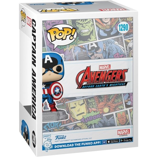 Funko Pop! & Pin: Los Vengadores: Los héroes más poderosos de la Tierra - 60 Aniversario, Capitán América con Pin, Exclusivo de Amazon - Image 3