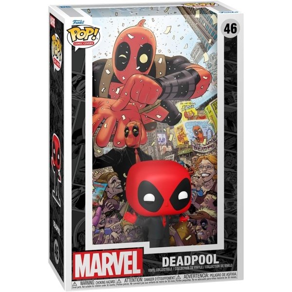 Funko Portada del cómic: Marvel - Deadpool (2025) 1 Deadpool en traje negro