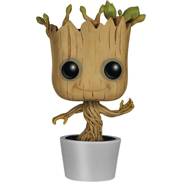 Muñeco con cabeza en movimiento de Funko POP! de Marvel: Dancing Groot - Imagen 2