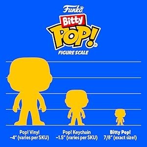 ¡Bitty Pop! Comparación de tallas