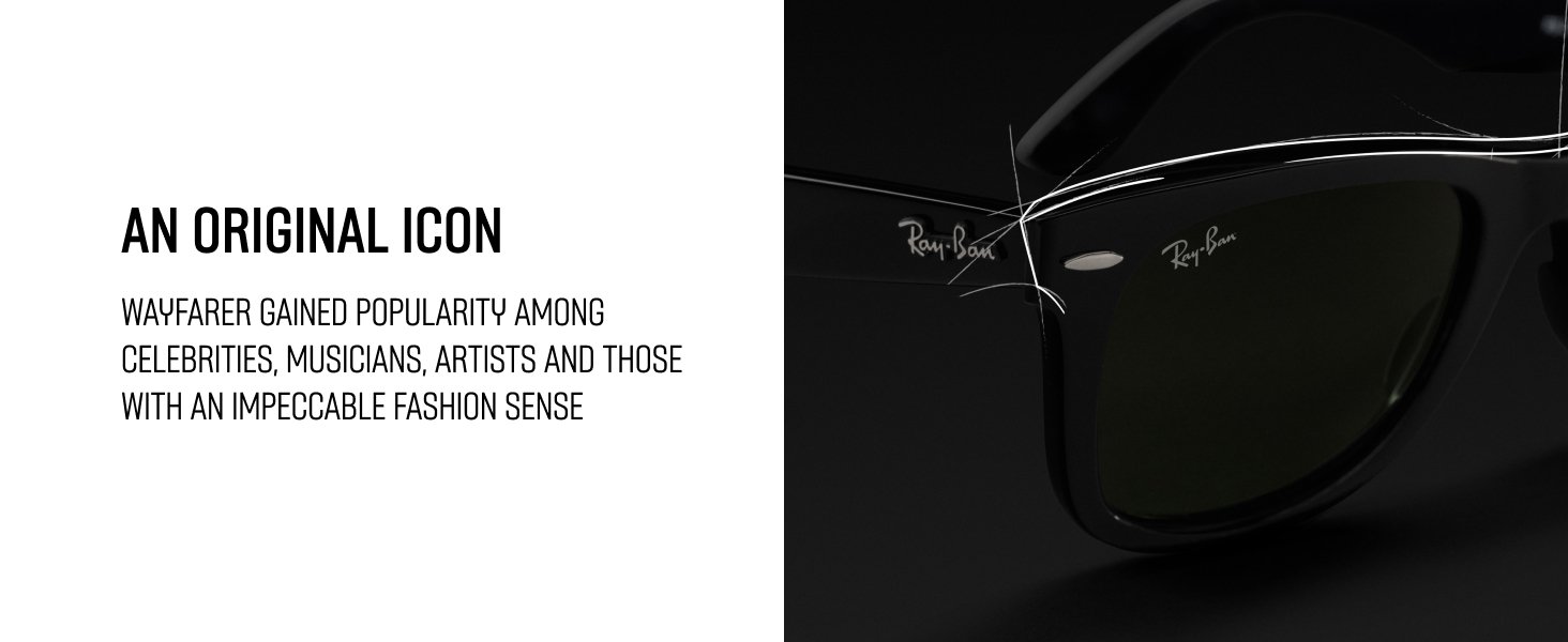 Ray-Ban Wayfarer sketches with text