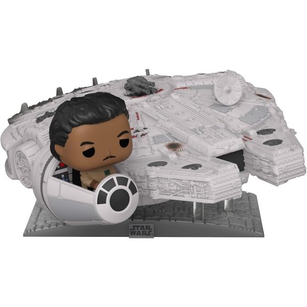 Funko ¡Pop! Ride Super Deluxe: Star Wars - Lando Calrissian en El Halcón Milenario (Convención Galáctica Compartida, Exclusivo de Amazon) - Imagen 2