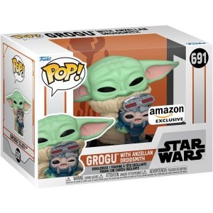 Funko Star Wars: Mandalorian - Grogu con Anzellan Droidsmith, exclusivo de Amazon