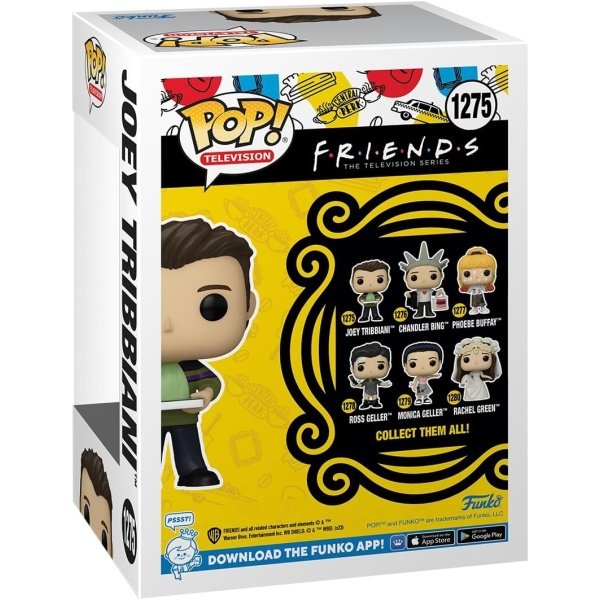 Funko Pop! TV: Amigos - Joey Tribbiani con pizza - Imagen 3