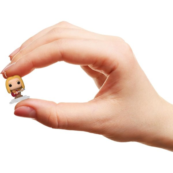 Funko Bitty Pop! Friends - Mini juguetes coleccionables (4 unidades) – Phoebe Buffay, Monica Geller, Chandler Bing y Mystery Chase figura (los estilos pueden variar) - Image 2