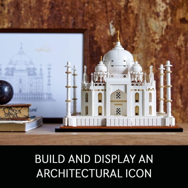 LEGO Architecture Taj Mahal 21056 - Juego de construcción, colección de puntos de referencia, modelo de exhibición, idea de regalo coleccionable para decoración del hogar y kits de modelos para - Image 2
