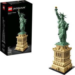 LEGO Architecture 21042 Kit de construcción de la estatua de la libertad (1685 piezas)