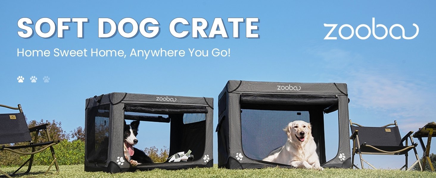 Zooba Portable soft dog crate