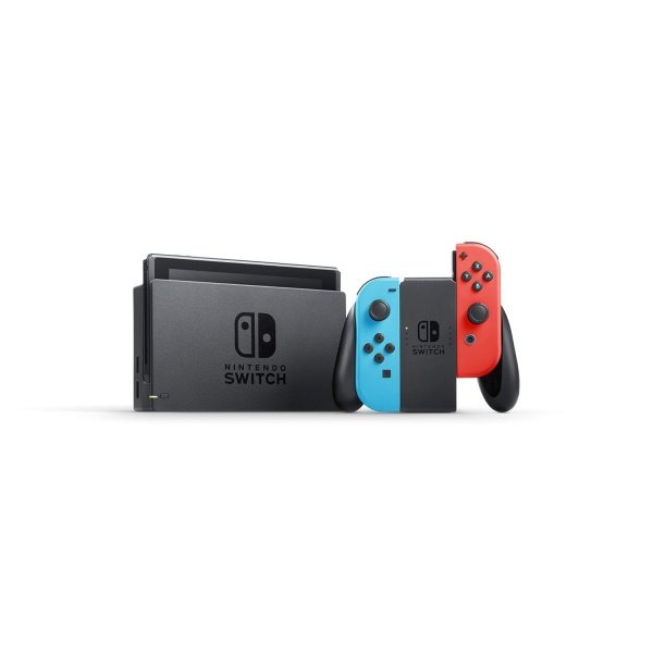 Nintendo Switch – OLED Model w/ Neon Red & Neon Blue Joy-Con - Imagen 2