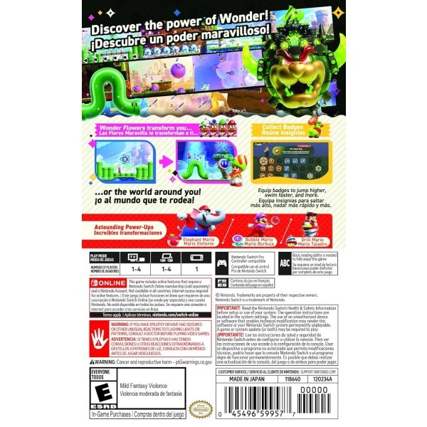 Super Mario Bros.™ Wonder - Nintendo Switch (US Version) - Imagen 2