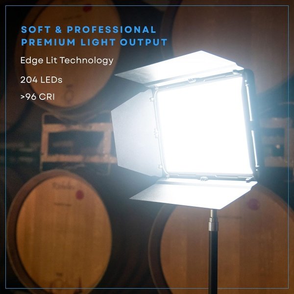 Lume Cube Kit de iluminación de 2 puntos para panel de estudio | Paneles de luz LED bicolor iluminados de borde 3200k - 5600k | Batería de litio recargable, color ajustable, brillo, soportes de 70 - Imagen 2