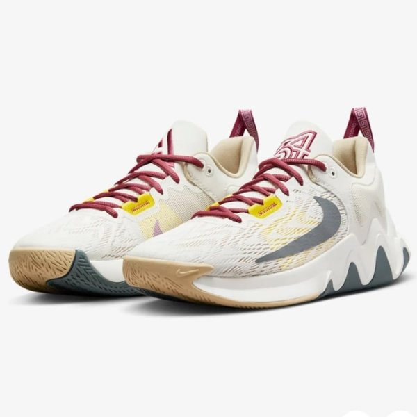 Nike Giannis Immortality 2 - Tenis deportivos de baloncesto para hombre (vela ahumada, gris y amarillo) talla de EE. UU - Imagen 2
