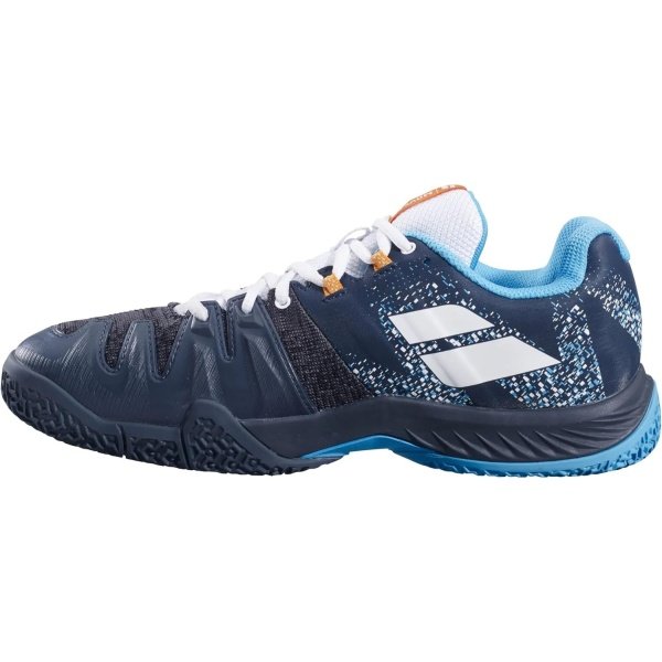 Babolat Movea - Zapatos de pádel para hombre, gris/azul buceo