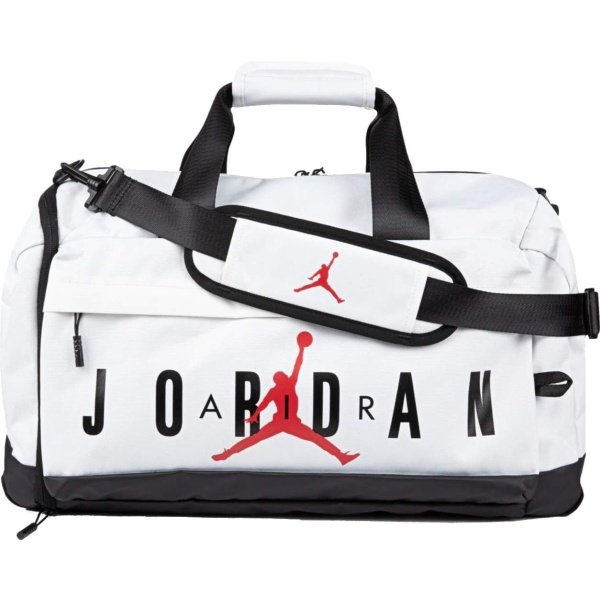Nike Air Jordan Velocity - Bolsa de lona (talla única, color blanco), Blanco