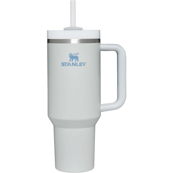 Stanley Quencher H2.0 FlowState - Vaso aislado al vacío de acero inoxidable con tapa y popote para agua, té helado o café