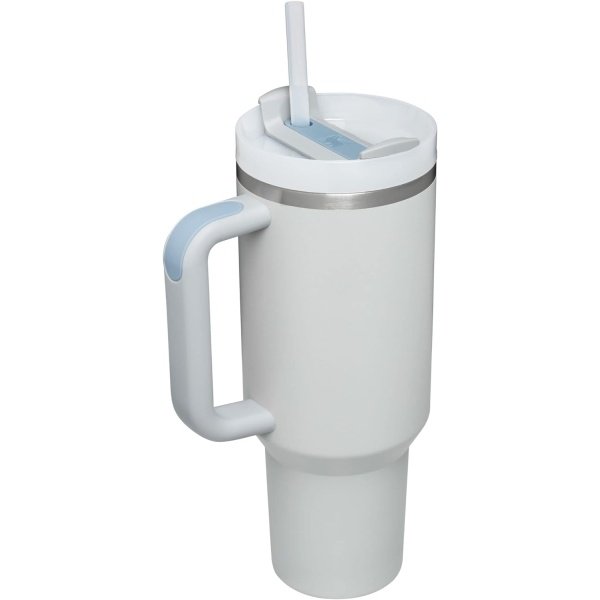 Stanley Quencher H2.0 FlowState - Vaso aislado al vacío de acero inoxidable con tapa y popote para agua, té helado o café - Image 2