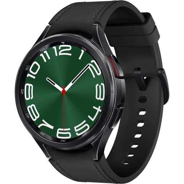 SAMSUNG Galaxy Watch 6 Classic - Reloj inteligente Bluetooth de 1.850 in, bisel giratorio, rastreador de fitness, zonas de recursos humanos personalizadas, entrenamiento avanzado del sueño, monitor