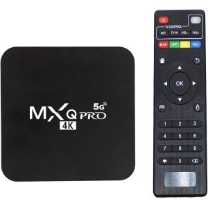 MXQ Pro 5G Android 13.1 TV Box 2024 RAM mejorada 2GB ROM 16GB Android Smart Box H.265 HD 3D Dual Band 2.4G/5.8G WiFi Quad Core Smart Home Media Player