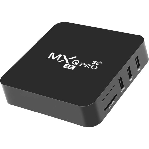 MXQ Pro 5G Android 13.1 TV Box 2024 RAM mejorada 2GB ROM 16GB Android Smart Box H.265 HD 3D Dual Band 2.4G/5.8G WiFi Quad Core Smart Home Media Player - Imagen 3