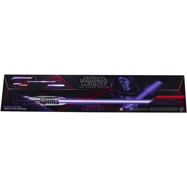STAR WARS The Black Series Darth Revan Force FX Elite Sable láser con LED avanzados y efectos de sonido, artículo coleccionable para adultos