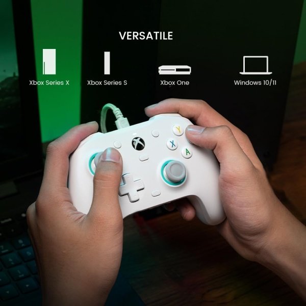 GameSir G7 SE Wired Xbox Controller for PC, Xbox Series X/S, Xbox One, Officially Licensed Hall Effect Xbox Controller with 3.5mm Earphone Port, 2 Programmable Back Buttons, 1000hz, Anti Stick-Drift - Imagen 2