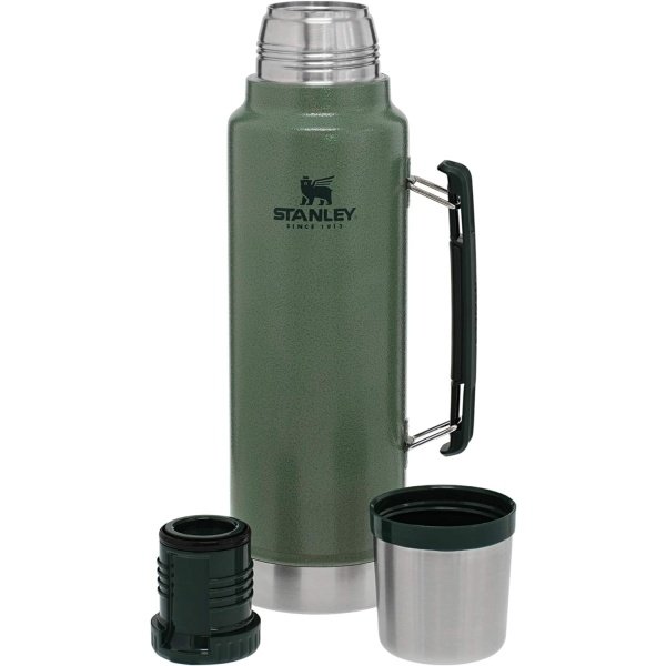 Stanley Classic Vacuum Insulated Wide Mouth Bottle -BPA-Free 18/8 Stainless Steel Thermos for Cold & Hot Beverages - Imagen 2