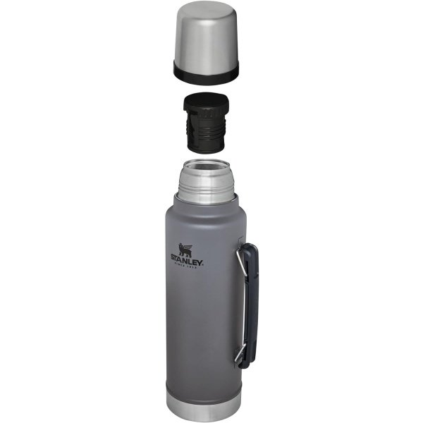 Stanley Classic Vacuum Insulated Wide Mouth Bottle -BPA-Free 18/8 Stainless Steel Thermos for Cold & Hot Beverages - Image 2