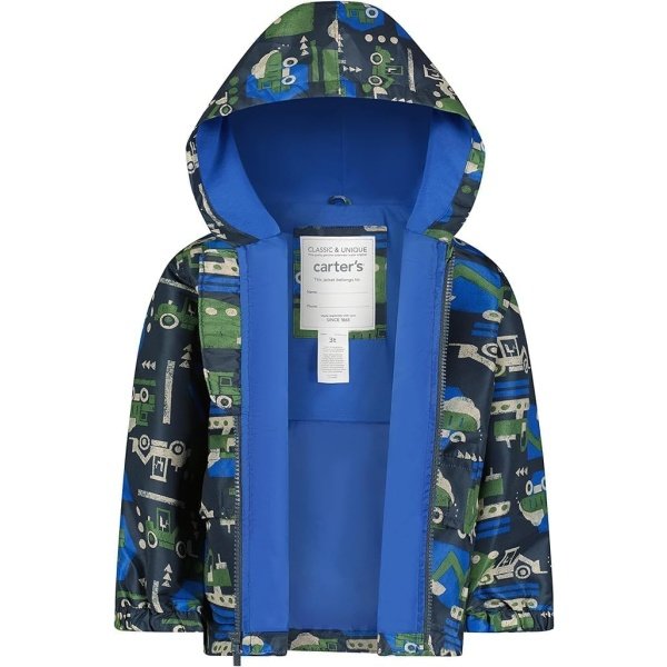 Carter's Boys' Jersey Lined Perfect Rain Lightweight Jacket - Image 2