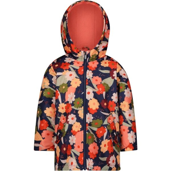 Carter's Girls Midweight Jacket, Warm, Hooded, Water-resistant Winter Coat - Image 3