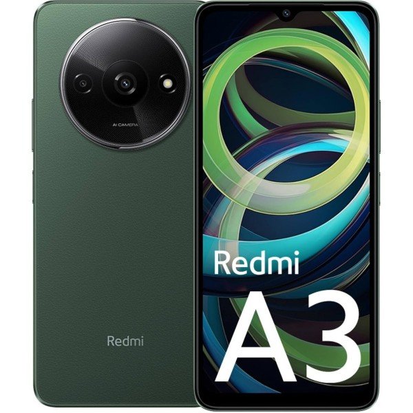Xiaomi Redmi A3 4G 64GB + 3GB Global ROM Version (Tmobile Tello & Global) Factory Unlocked 6.71" 8MP Dual Camera + (Car Charger Dual USB 31W) (Midnight Black) - Image 3