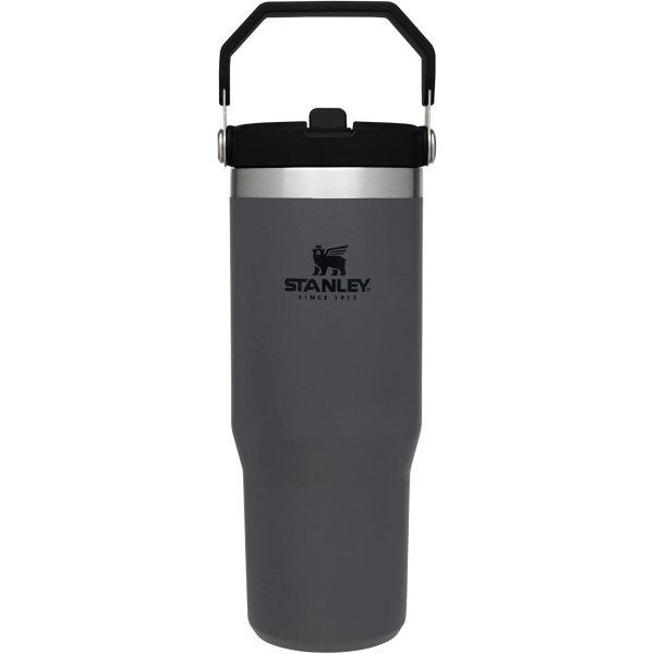 STANLEY IceFlow Stainless Steel Tumbler with Straw, Vacuum Insulated Water Bottle for Home, Office or Car, Reusable Cup with Straw Leak Resistant Flip