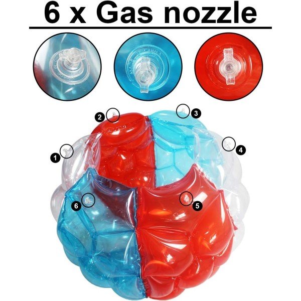 2 PC Sumo Balls for Adult, Inflatable Body Ball Sumo Balls Bopper Toys, Heavy Duty PVC Vinyl Kids Adults Physical Outdoor Active Play - Image 34
