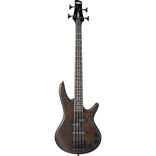 Ibanez GSRM20B WNF Walnut Flat Mikro Compact 4-String Electric Bass Guitar