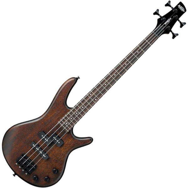 Ibanez GSRM20B WNF Walnut Flat Mikro Compact 4-String Electric Bass Guitar - Imagen 4