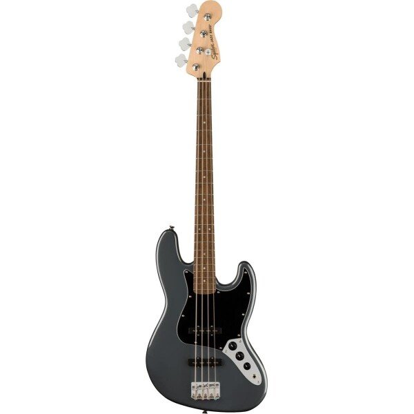 Squier Affinity Series Jazz Bass, Charcoal Frost Metallic, Laurel Fingerboard