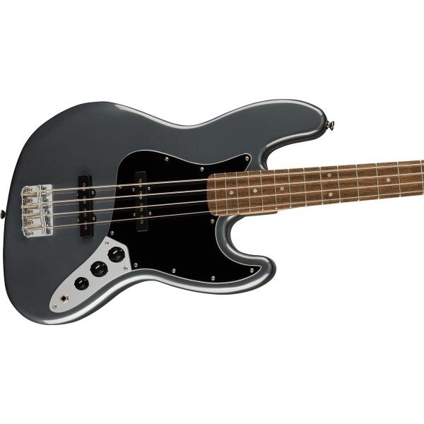 Squier Affinity Series Jazz Bass, Charcoal Frost Metallic, Laurel Fingerboard - Imagen 5