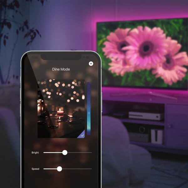 Feit Electric Retroiluminación de TV inteligente con cámara de sincronización de color, cinta LED de 11.5 pies para televisores de 55 a 85 pulgadas, retroiluminación Wi-Fi que cambia de color RGB, 12 - Image 7