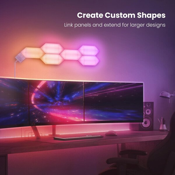 Feit Electric Retroiluminación de TV inteligente con cámara de sincronización de color, cinta LED de 11.5 pies para televisores de 55 a 85 pulgadas, retroiluminación Wi-Fi que cambia de color RGB, 12 - Image 21