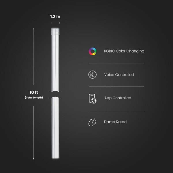 Feit Electric Retroiluminación de TV inteligente con cámara de sincronización de color, cinta LED de 11.5 pies para televisores de 55 a 85 pulgadas, retroiluminación Wi-Fi que cambia de color RGB, 12 - Image 27
