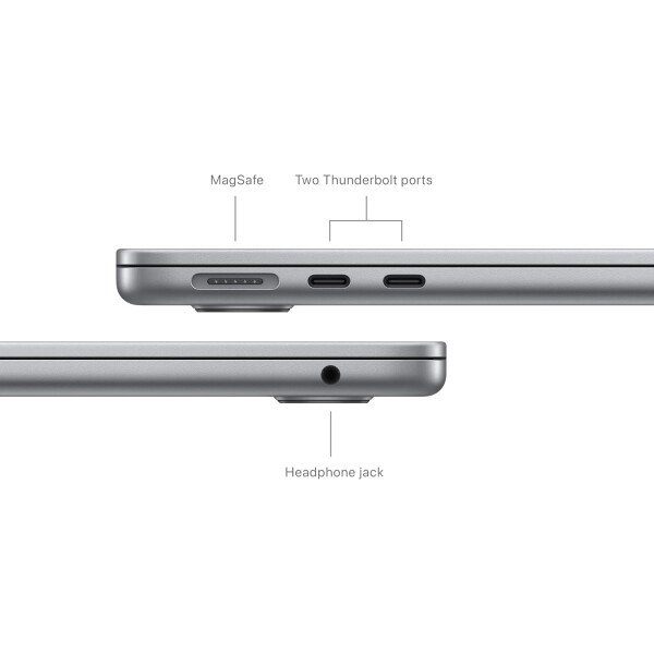 Apple Laptop MacBook Air 2024 de 13 pulgadas con chip M3: diseñada para Apple Intelligence, pantalla de retina líquida de 13.6 pulgadas, memoria unificada de 8 GB, almacenamiento SSD de 256 GB, - Image 6