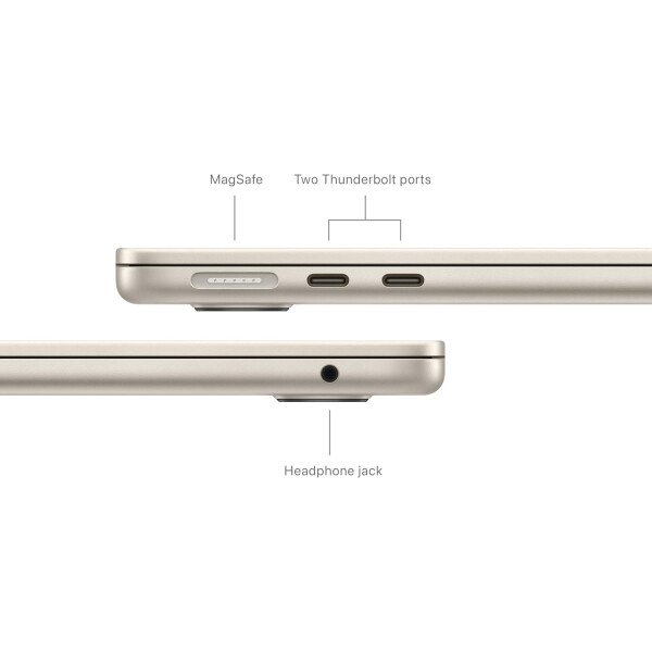 Apple Laptop MacBook Air 2024 de 13 pulgadas con chip M3: diseñada para Apple Intelligence, pantalla de retina líquida de 13.6 pulgadas, memoria unificada de 8 GB, almacenamiento SSD de 256 GB, - Image 11