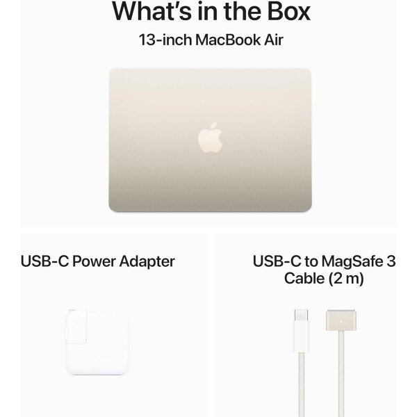 Apple Laptop MacBook Air 2024 de 13 pulgadas con chip M3: diseñada para Apple Intelligence, pantalla de retina líquida de 13.6 pulgadas, memoria unificada de 8 GB, almacenamiento SSD de 256 GB, - Image 12