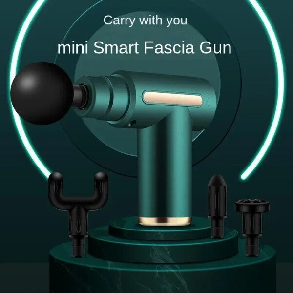 Mini pistola de masaje USB, máquina de Fascia, relajación muscular, varilla vibratoria, equipo de Fitness, agarre para el cuello - Image 2